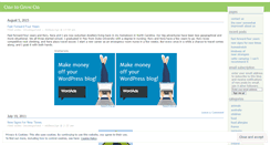 Desktop Screenshot of onetogrowon.wordpress.com