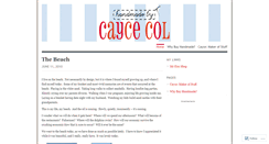 Desktop Screenshot of caycecol.wordpress.com