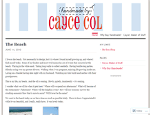 Tablet Screenshot of caycecol.wordpress.com