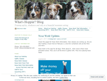 Tablet Screenshot of hoppininthehills.wordpress.com