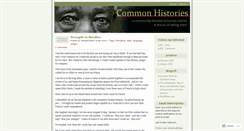 Desktop Screenshot of commonhistories.wordpress.com