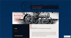Desktop Screenshot of burningsugarcane.wordpress.com