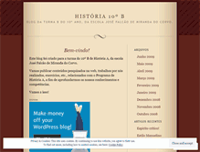 Tablet Screenshot of historia10.wordpress.com