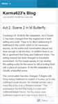 Mobile Screenshot of karma623.wordpress.com