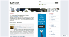 Desktop Screenshot of busigamer.wordpress.com