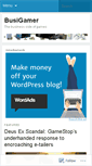 Mobile Screenshot of busigamer.wordpress.com