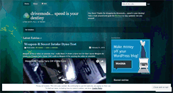 Desktop Screenshot of drivemods.wordpress.com