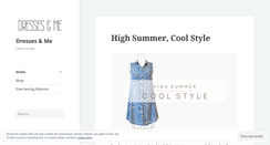 Desktop Screenshot of dressesandme.wordpress.com