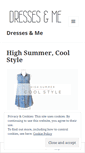 Mobile Screenshot of dressesandme.wordpress.com