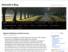 Tablet Screenshot of kleineelfe.wordpress.com