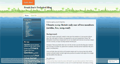 Desktop Screenshot of frankpzh.wordpress.com