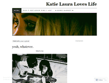 Tablet Screenshot of katielauraloveslifeblog.wordpress.com