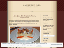 Tablet Screenshot of gaumenkitzler.wordpress.com