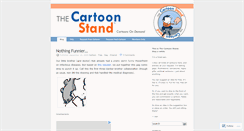 Desktop Screenshot of cartoonstand.wordpress.com