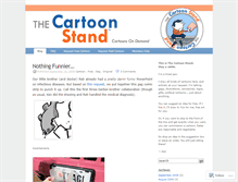 Tablet Screenshot of cartoonstand.wordpress.com