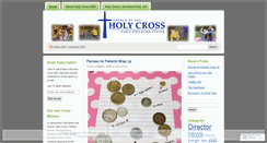Desktop Screenshot of holycrosseec.wordpress.com