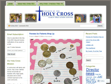 Tablet Screenshot of holycrosseec.wordpress.com