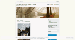 Desktop Screenshot of nicholassmallberg.wordpress.com