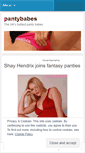 Mobile Screenshot of pantybabes.wordpress.com