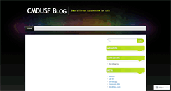 Desktop Screenshot of cmdusfblog.wordpress.com