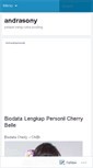 Mobile Screenshot of andrasony.wordpress.com