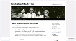 Desktop Screenshot of pavellasfamily.wordpress.com