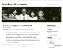 Tablet Screenshot of pavellasfamily.wordpress.com