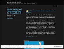 Tablet Screenshot of muratgermen.wordpress.com