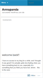 Mobile Screenshot of annahawk1207.wordpress.com