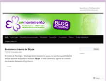 Tablet Screenshot of centroenmovimiento.wordpress.com