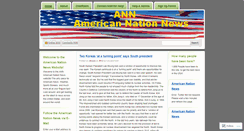 Desktop Screenshot of americannationnews.wordpress.com