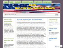 Tablet Screenshot of americannationnews.wordpress.com