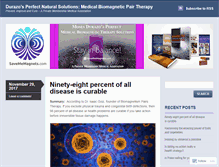 Tablet Screenshot of biomagnetictherapy.wordpress.com