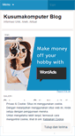 Mobile Screenshot of kusumakomp.wordpress.com