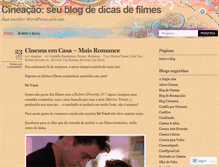 Tablet Screenshot of cineacao.wordpress.com