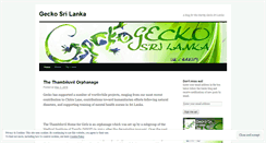 Desktop Screenshot of geckosrilanka.wordpress.com