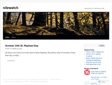 Tablet Screenshot of nilewatch.wordpress.com