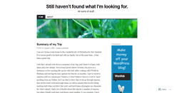 Desktop Screenshot of chrissjourney.wordpress.com