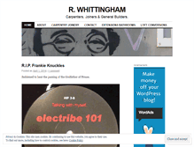 Tablet Screenshot of carpenterandjoiner.wordpress.com