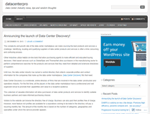 Tablet Screenshot of datacenterpro.wordpress.com