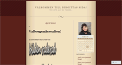 Desktop Screenshot of birgittaz.wordpress.com