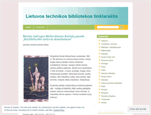 Tablet Screenshot of lietuvostechnikosbiblioteka.wordpress.com