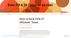 Desktop Screenshot of pfreefifa15coins1.wordpress.com