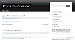 Desktop Screenshot of edwinchan.wordpress.com