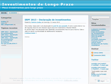 Tablet Screenshot of longoprazo.wordpress.com