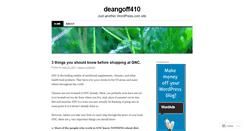 Desktop Screenshot of deangoff410.wordpress.com