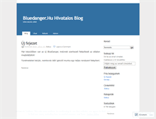 Tablet Screenshot of bluedangerhu.wordpress.com