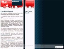 Tablet Screenshot of hopeforliving.wordpress.com
