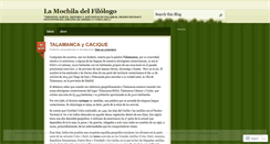 Desktop Screenshot of mochiladelfilologo.wordpress.com