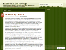 Tablet Screenshot of mochiladelfilologo.wordpress.com